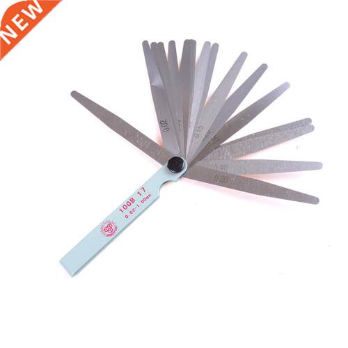 100B 17 Blade Filler Feeler Gauge Measurement Tool with Nut