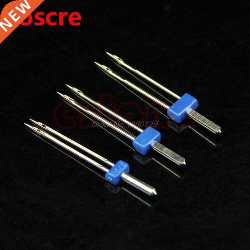 3 Pcs Double Twin Needles Pins Sewing Machine Size 2.0/90 3.