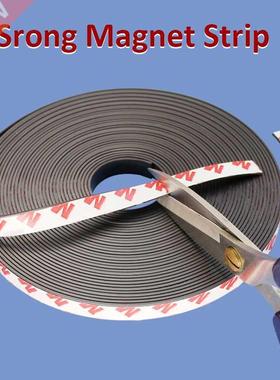 Strong Flexible Magnet Strip Self Aesive Magnetic Tape Rub