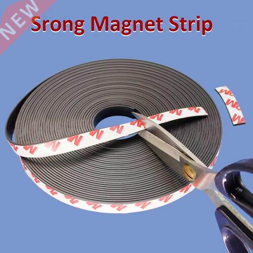 Strong Flexible Magnet Strip Self Aesive Magnetic Tape Rub