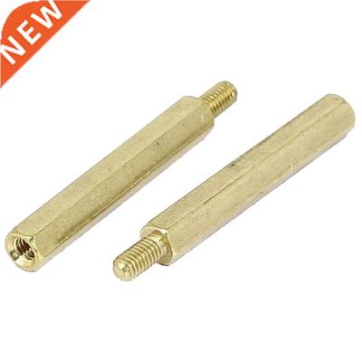M3x30+6mm Female/Male Threaded Brass Hex Standoff Pillar Spa