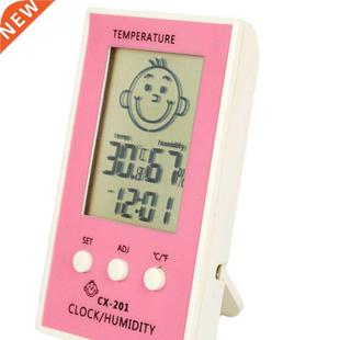Precise Hygrometer Clock Logger Humidity Meter Thermometre H