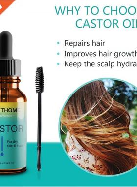 10ML Hair Eyebrow Eyelash Growth Liquid Castor Seed Oil