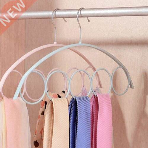 41.5*2cm 5Hole Ring Rope Slots Holder Hook Scarves