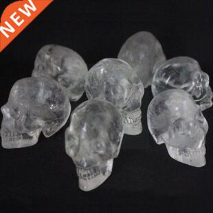 2 Inch White Crystal Hand Carved Natural Clear Quartz Reiki