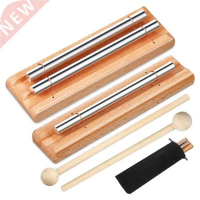 2 Pieces Chime Hand Chime 1 Tone + 2 Tone Percussion Instrum
