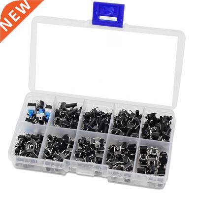 10 Values 180PCS Tactile Button Switch Mini Momentary Tact A