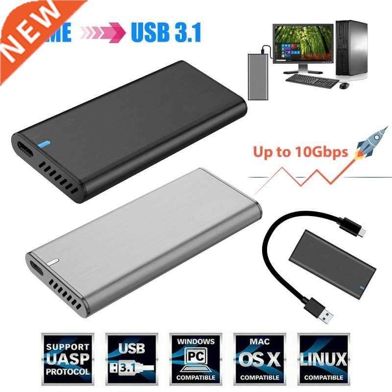 M2 NVMe SSD Case Enclosure M.2 PCI e SSD to Type C USB3.1 U