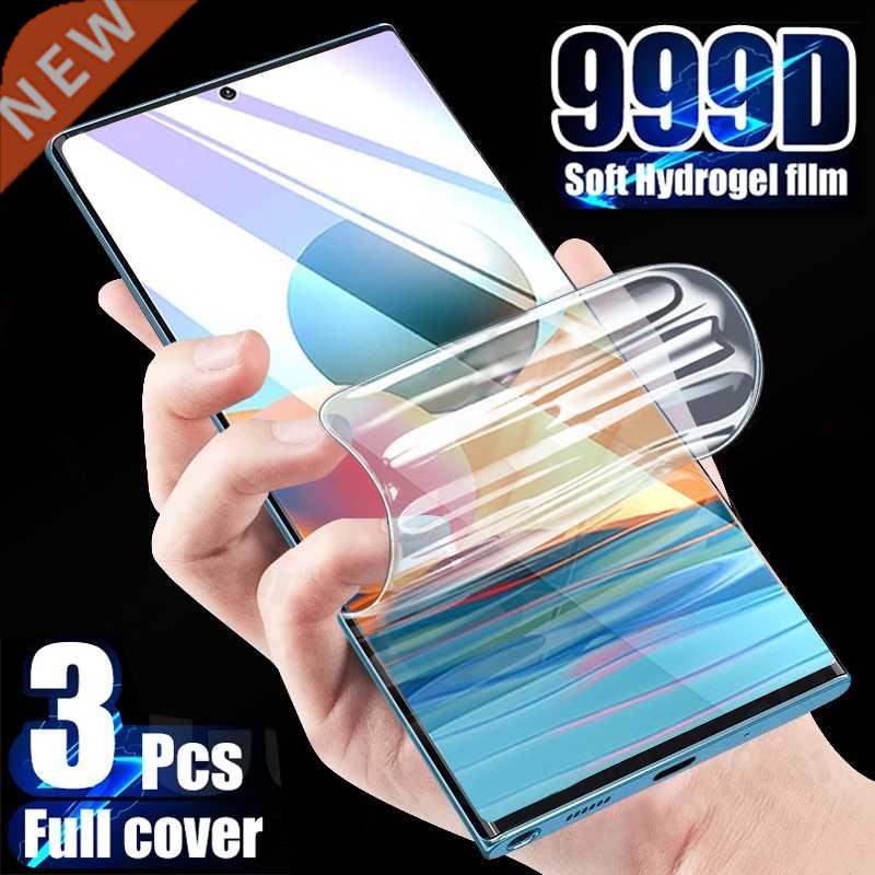 3Pcs Hydrogel Film Screen tor For Xiaomi Redmi Note 10