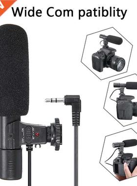 Professionl 3.5mm Externl udio Stereo Cble Microphone B