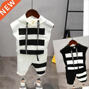 Baby Boys Clothes Sets Summer Cotton Letter Printed Child Se