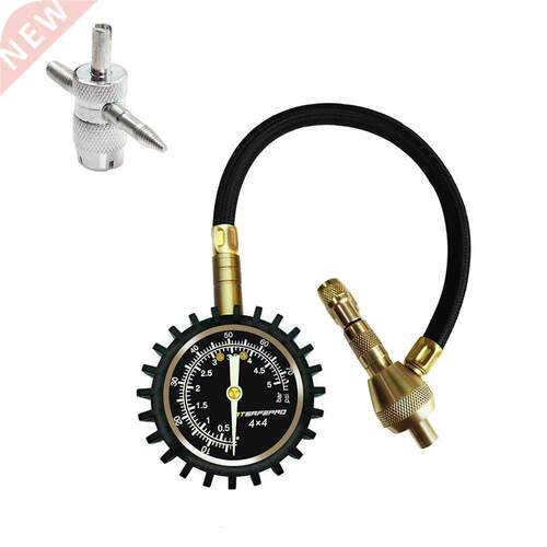 2 in 1 Machinical Car Tire Deflator Gauge 0-70 PSI/0-5 Bar 4