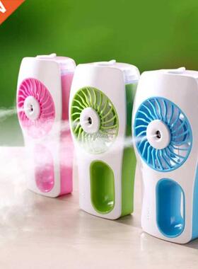 USB Rechargeable Mist Maker Fan With Humidifier For Home Off