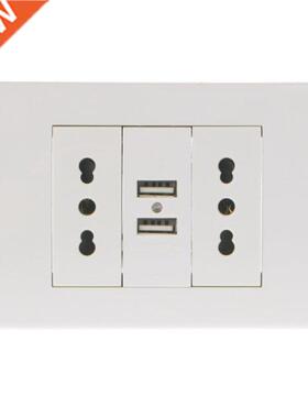 AC 220-250 16A Wall Power Socket Plug Double Italian/Chile P