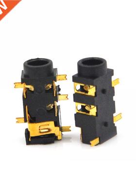 10pcs/lot 3.5mm Female Audio Connector 5 Pin SMT SMD Headpho