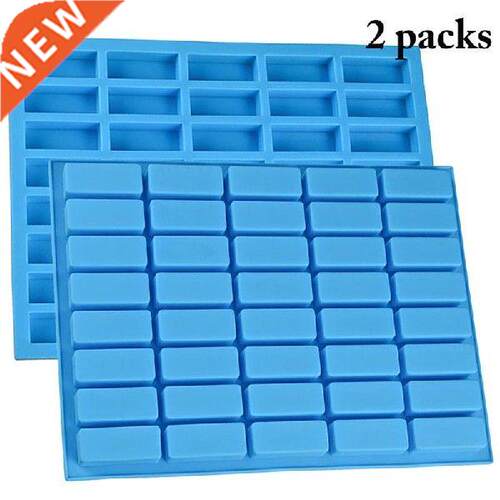 2pcs 40 Grids Food Grade Silicone Ice Tray Fruit Ice Cube