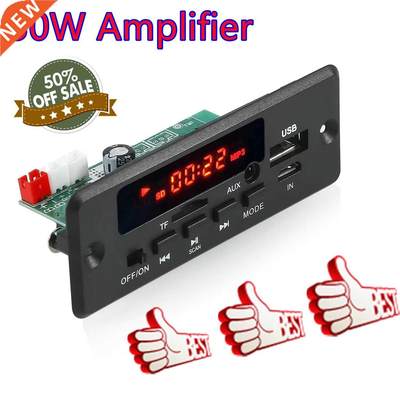 2*25W plifier luetooth 5.0 MP3 Player Decoder oard 12V C