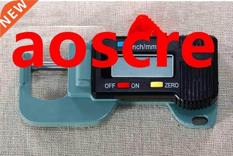 0.01mm Precise Digital Thickness Gauge Meter 10mm Metal Hori