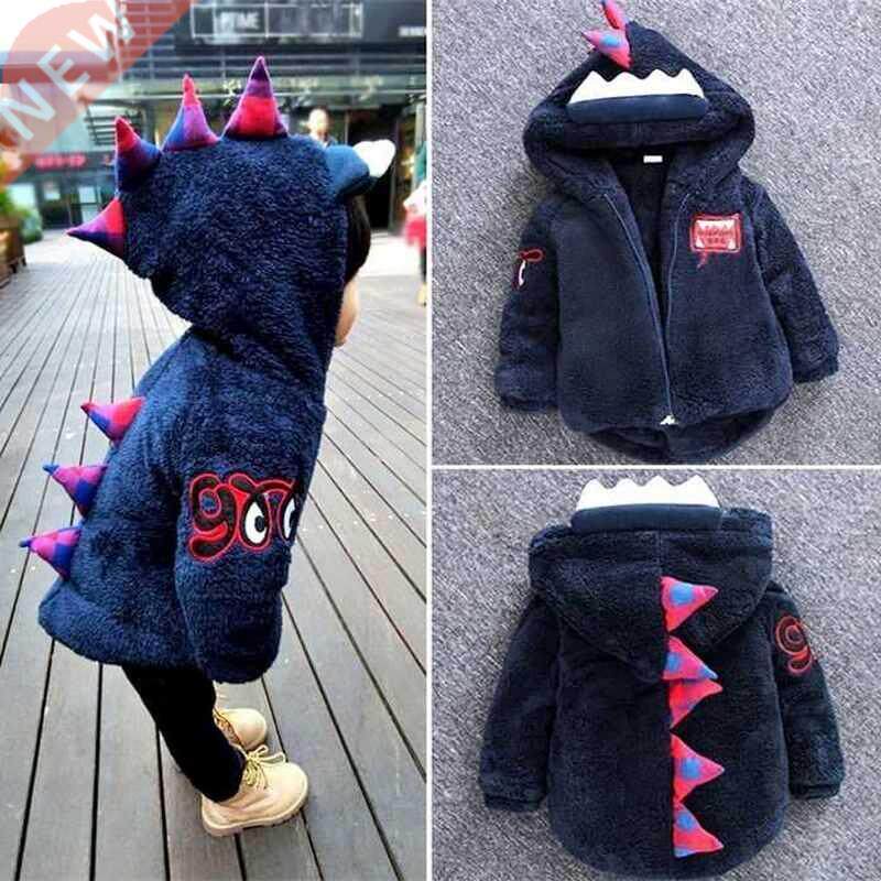 Fashion Baby Boys Jackets Fur collar Autumn Winter Kids Warm图片