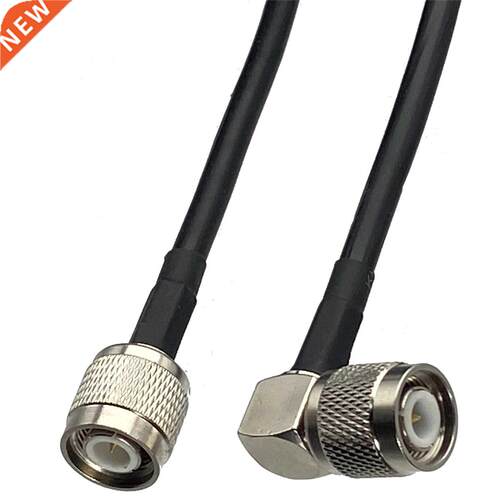 1pcs RG58 TNC Male Plug Right Angle to TNC Male Plug RF Coax