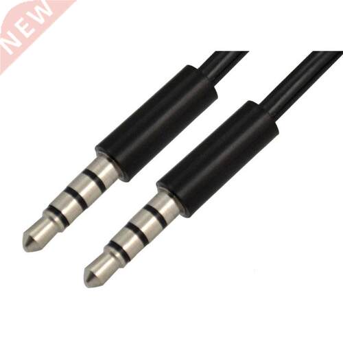 Ft 1M .5mm Male To Male Jack 4 Pole Extension Aux Audio Co