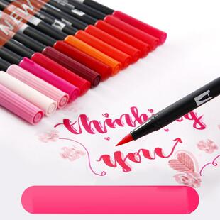 TOMBOW AB-T Art Brush Pen Japanese calligraphy pen 96 Colors