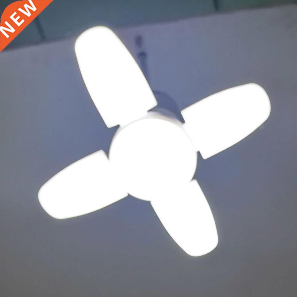6500K LED Deformable Garage Lamp E27 Foldable Adjustable Pan