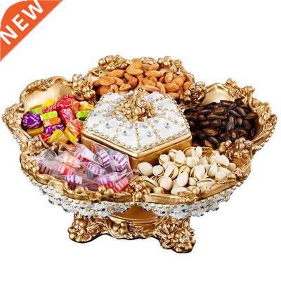 Top Grade Creative European Fruit Plate Handmade Rhinestone