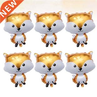 Fox Balloons Party Balloon Foil Birthday Baby Shower