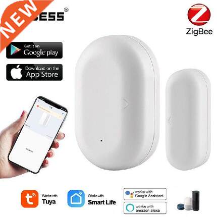 Aubess Tuya ZigBee Smart Window Door Gate Sensor Detector