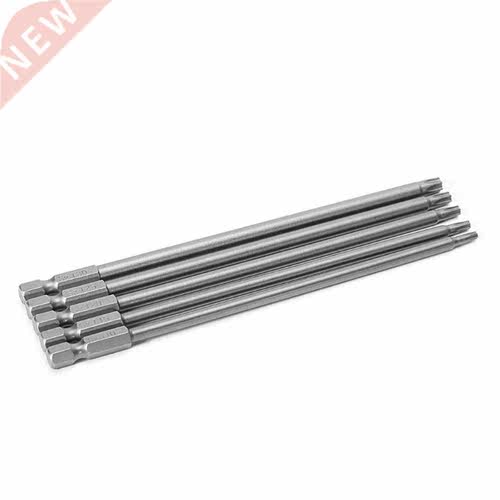 5 Pcs/Set 150mm T10-T30 Long Magnetic Torx Electric Screwdri