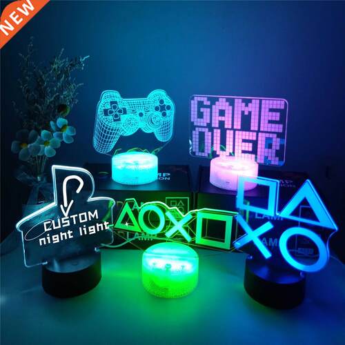 Led 3D Nght Lght Table Lamp Room Decor Nght Lght Home De