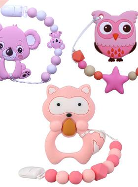 Joepada Baby Teething Necklace lovely Koala Owl Horse Cookie