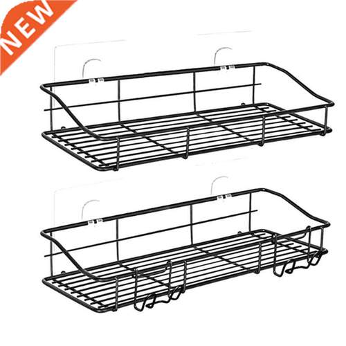 1Set Iron Bathroom Storage Shelf Punch-Free Kitchen Bathroom