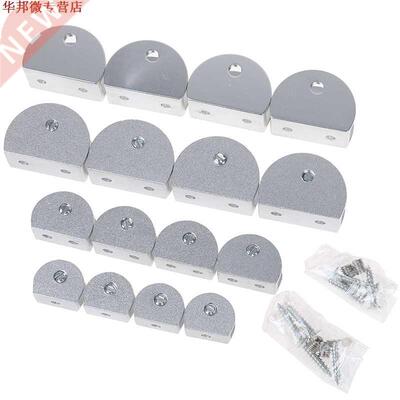 4pcs Glass Clamps Shelves Holder Corner Bracket Clamp Alumin