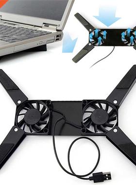 Laptop Desk Support Dual Coing Fan Notebook Computer Stand