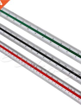00mm Triangular Metric Scale Draughtsmens Ruler For Enginee