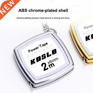 2M Retractable Ruler Measure Tape Keychain Construction Tool
