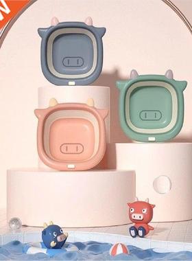 4.5L Cartoons Folding Basins Portable Wash Basins Folding