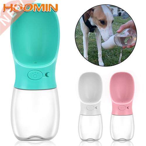 HOOMIN Portable Travel Pet Water Dispenser Feeder Outdoor