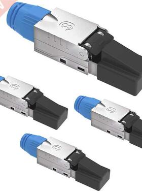 4 Pcs RJ45 Connector Tool-Free for Installation Cable Cat8 C