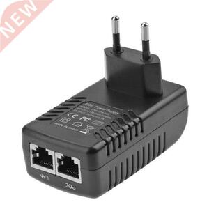ALLOYSEED 24V 0.5A 12W Wall Plug POE Injector Ethernet Adapt