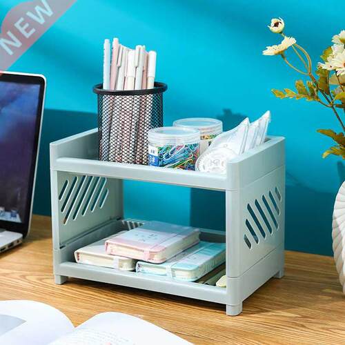 Bathroom Double-Layer Storage Rack Home Office Storage
