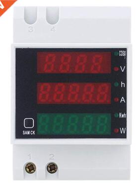 AC 200-450V power meter DIN rail type digital display ammete