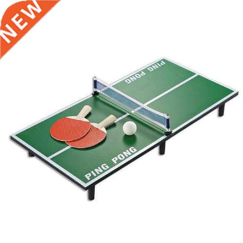 1 Set Mini Table Tennis Set Wooden Ping Pong Racket Table
