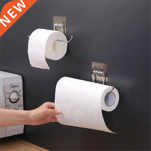 1PC Kitchen Pper Roll Holder Towel Hnger Rck Br Cbinet