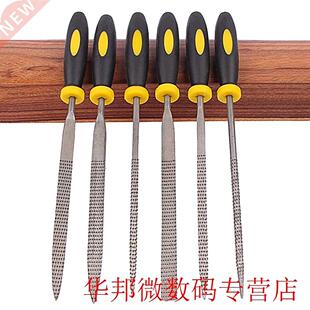 Top 6pcs 140x3mm Metal File Mini Assorted Rasp Diamond Needl
