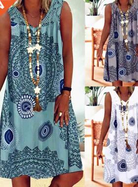 Women 2022 Loose Lace Patchwork Boho Vintage Ruffles Befree