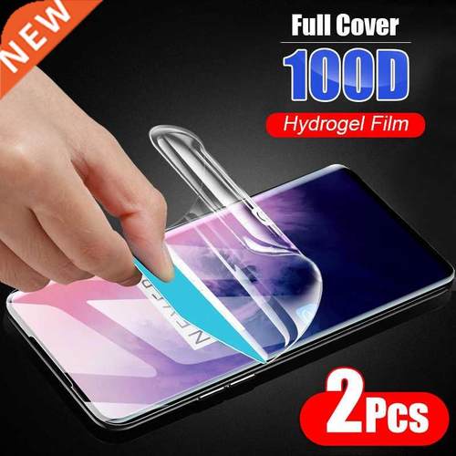 *2 Pcs 100D Curved Edge Hydrogel Film Oneplus 7 Pro 7T 5 6T