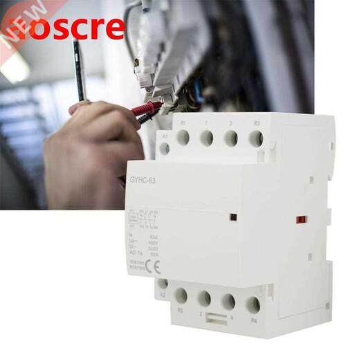 4P AC Contactor 6A 220V 50Hz Mini Household AC Contactor 4N